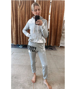 Free City Superfluff OG Pant Heather - PINK ARROWS