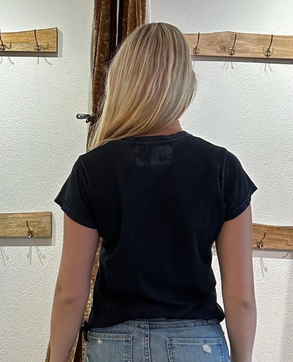 FREECITY Canyonkid '72 Supervintage Tee Superblack Powder - PINK ARROWS
