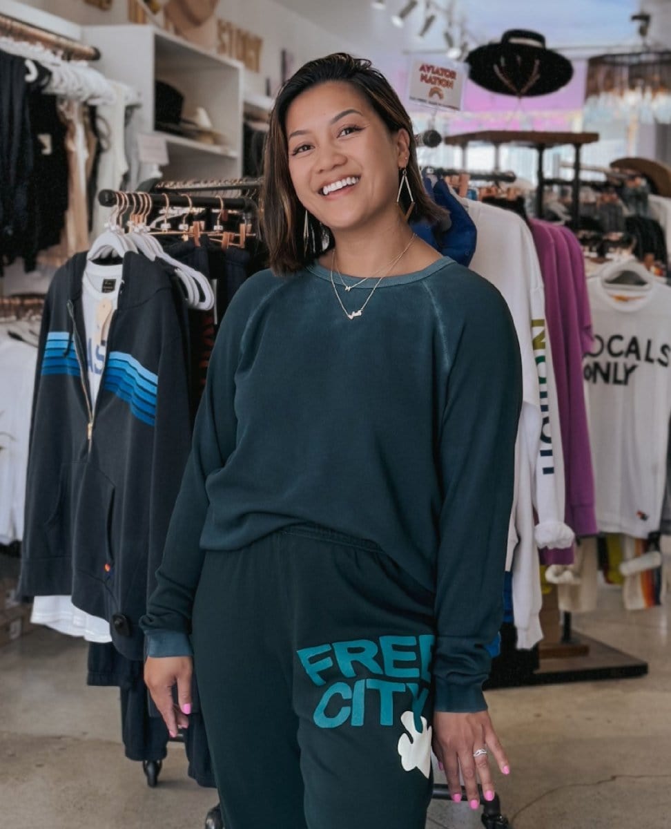FREECITY Lucky Rabbit Sweatshirt Greenshrooms - PINK ARROWS