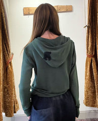 FREECITY Superfluff Lux Zip Hoodie Bush - PINK ARROWS