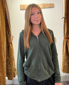 FREECITY Superfluff Lux Zip Hoodie Bush - PINK ARROWS