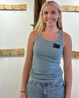 FREECITY Supervintage Rib Tank Blue Storm - PINK ARROWS