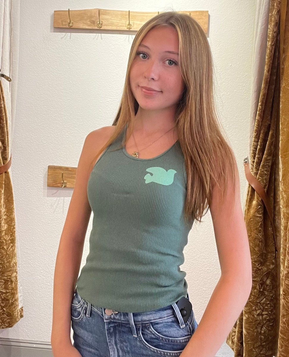 FREECITY Supervintage Tank Eatgreen - PINK ARROWS