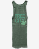 FREECITY Supervintage Tank Eatgreen - PINK ARROWS