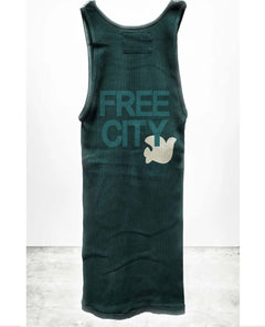 FREECITY Supervintage Tank Greenshrooms - PINK ARROWS