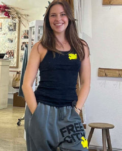 FREECITY Supervintage Tank Squidsink - PINK ARROWS