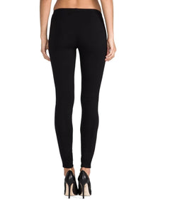 French Terry Legging, Black - Bestseller! - PINK ARROWS