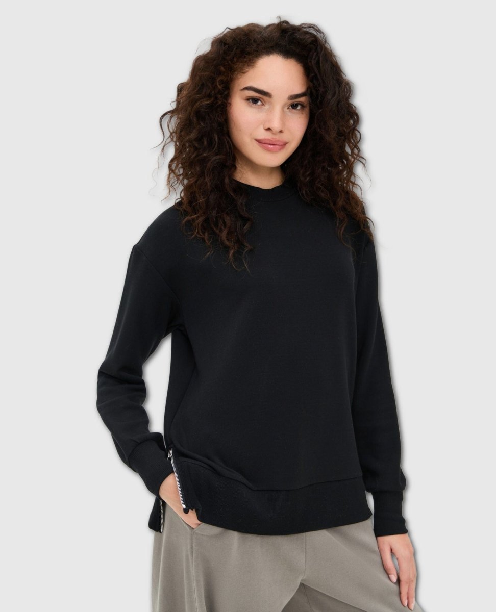 Gabriella Sweat Black - PINK ARROWS