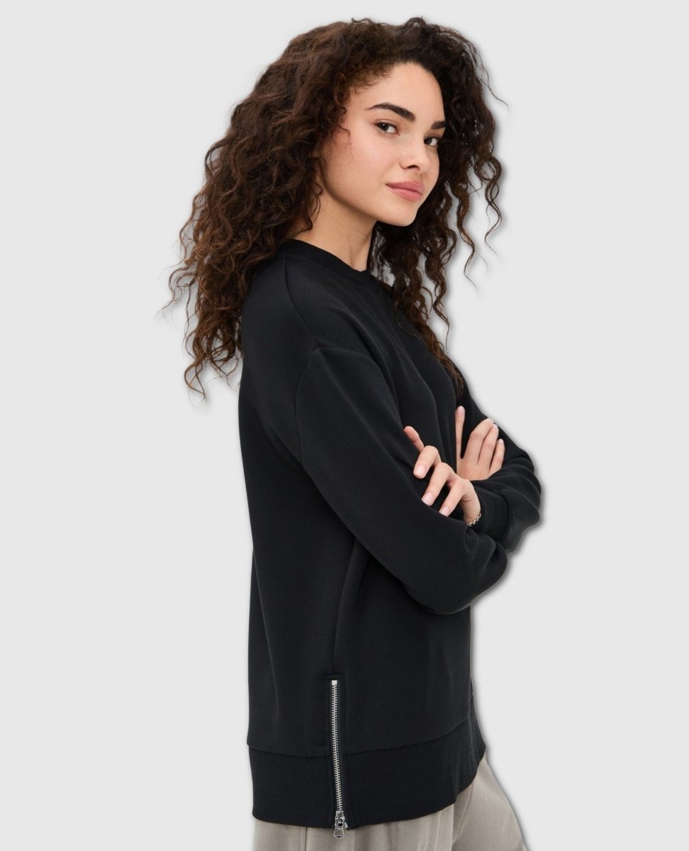 Gabriella Sweat Black - PINK ARROWS