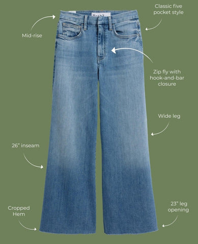 Galway Gaucho Italian Dream Jean 1972 Wash - PINK ARROWS