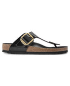 Gizeh High Shine Black Leather - PINK ARROWS
