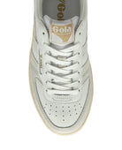 Gola Classics Women's Hawk Sneakers White/White/Gold - PINK ARROWS