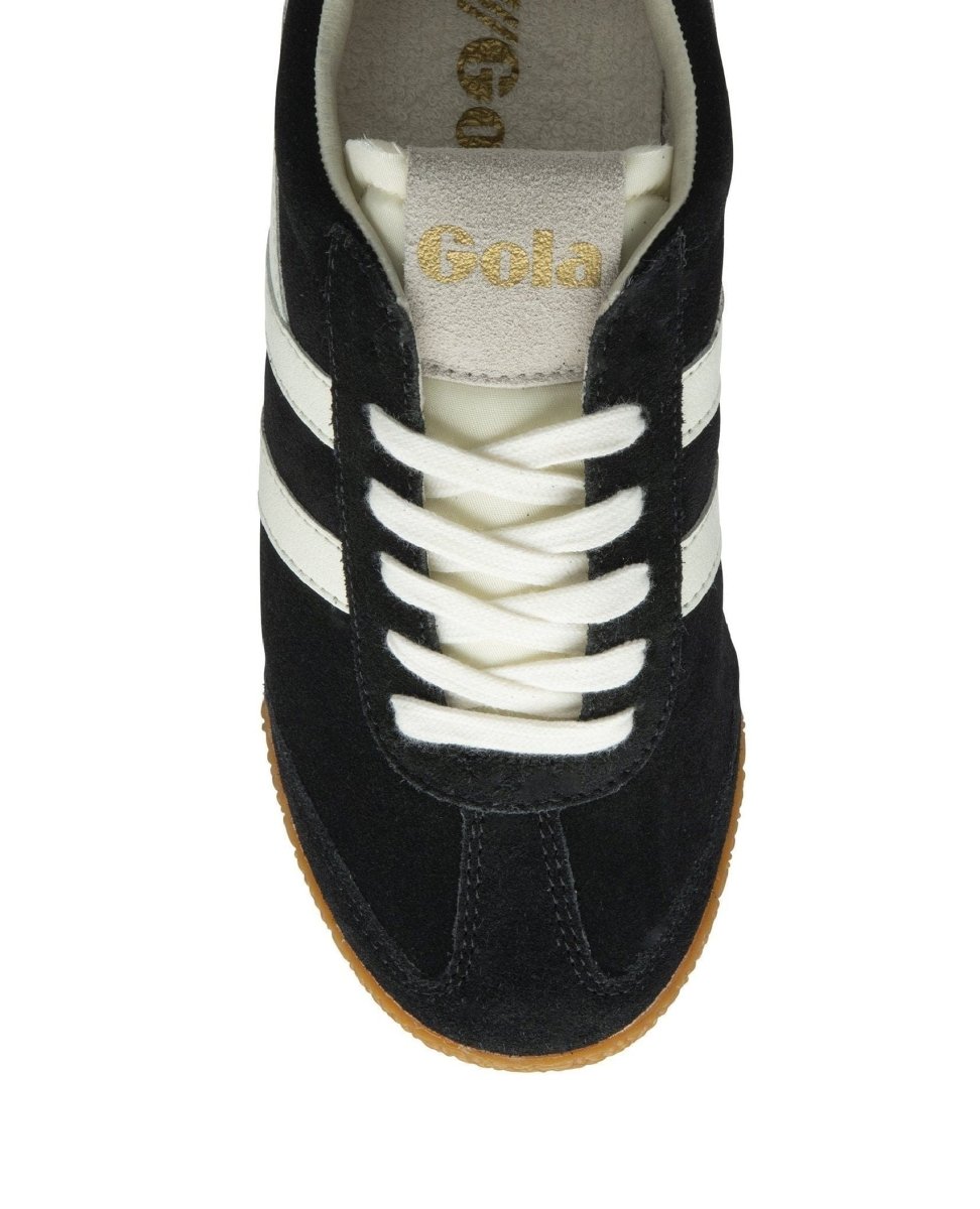 Gola Women's Elan Trainer Black White Fuchsia - PINK ARROWS