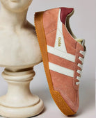 Gola Women's Elan Trainer Terracotta/Off White/Red Ochre - PINK ARROWS