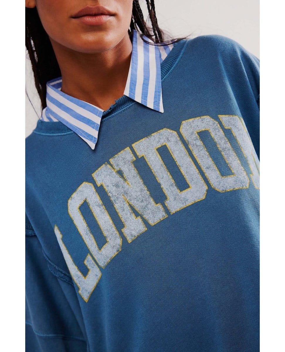 Graphic Camden London Sweatshirt - PINK ARROWS