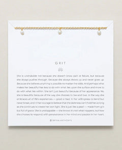 Grit Pearl Choker 14k Gold - PINK ARROWS