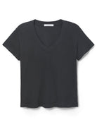 Hendrix V Neck Tee True Black - PINK ARROWS