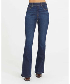 High Rise Flare Jean Midnight Shade - PINK ARROWS