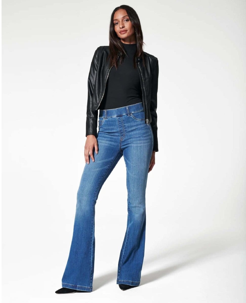 High Rise Flare Jean Vintage Indigo - PINK ARROWS