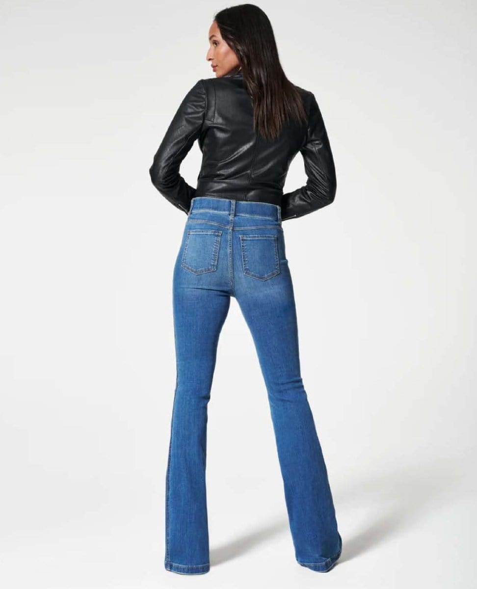 High Rise Flare Jean Vintage Indigo - PINK ARROWS