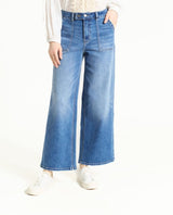 High Rise Wide Leg Dion Blue - PINK ARROWS