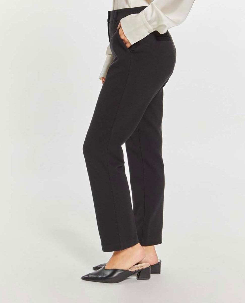 High Waisted Boot Cut Black Cecile Pant - PINK ARROWS