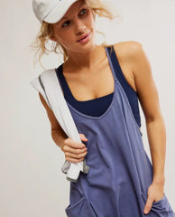 Hot Shot Onesie Blue Indigo - PINK ARROWS
