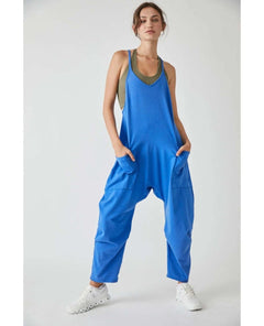 Hot Shot Onesie Electric Cobalt - PINK ARROWS