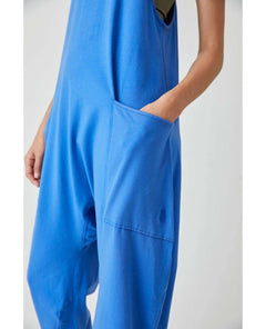 Hot Shot Onesie Electric Cobalt - PINK ARROWS