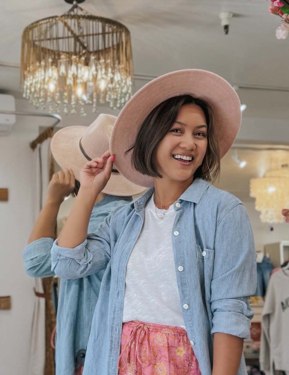 Hudson Straw Hat Pink - PINK ARROWS