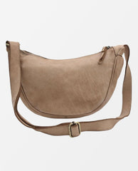 Hug Hobo Bag in Taupe - PINK ARROWS