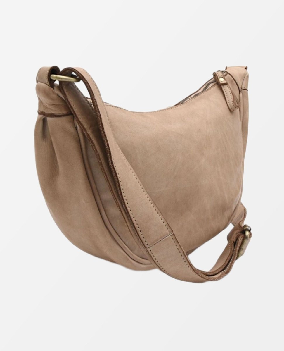 Hug Hobo Bag in Taupe - PINK ARROWS