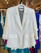 Imaan Blazer Ivory - PINK ARROWS