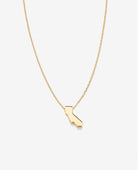 In The Heart Of California Necklace Gold - PINK ARROWS