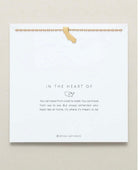In The Heart Of California Necklace Gold - PINK ARROWS