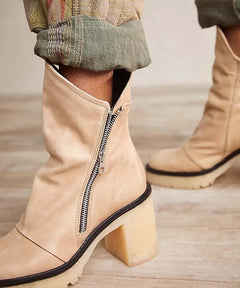 Jack Zip Boot Spiced Chai - PINK ARROWS