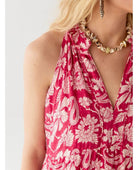 Jade Dress in Bora Bora Tabasco - PINK ARROWS