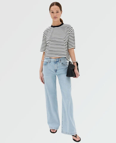 Jadyn Palazzo Major Blue - PINK ARROWS