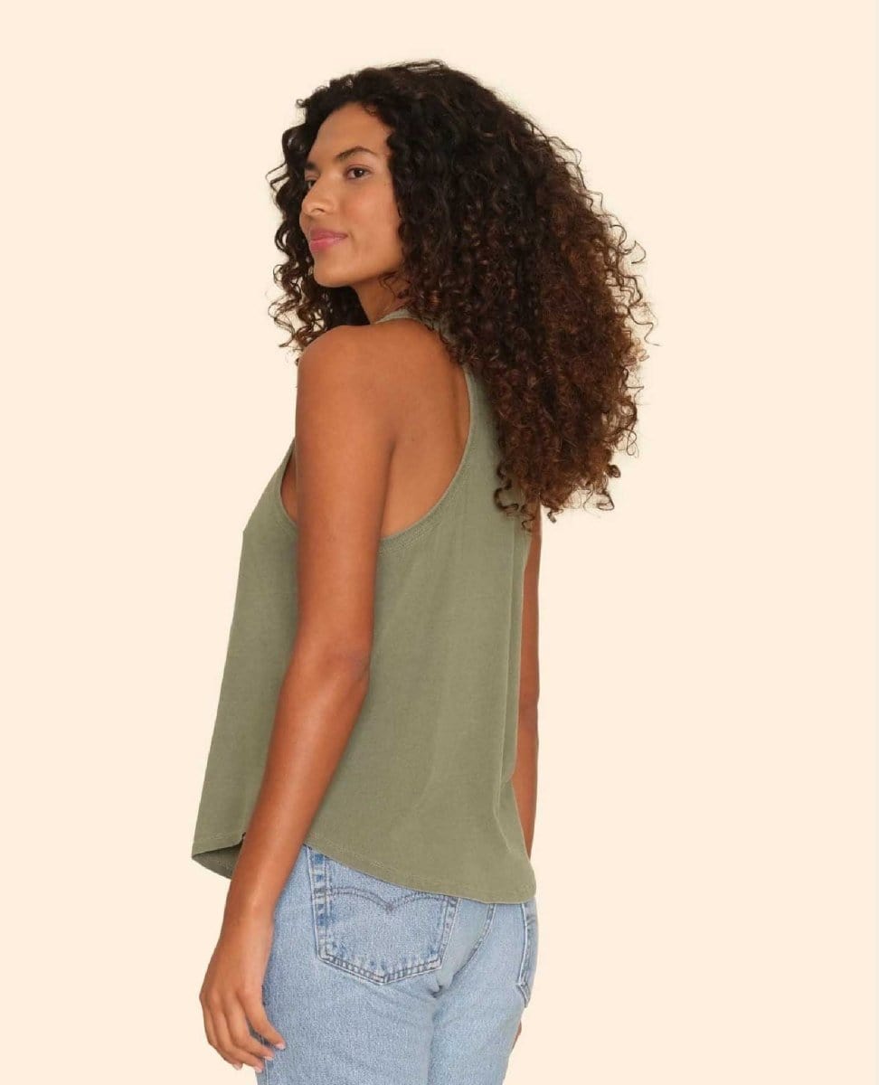 Jet Tank Dune Green - PINK ARROWS