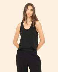 Jett Tank Jet Black - PINK ARROWS