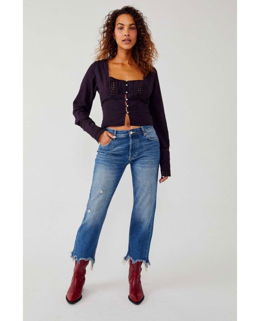 Joi Black Blouse - PINK ARROWS