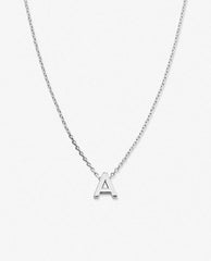 Just for You Initial Necklace Silver - PINK ARROWS