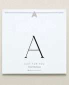 Just for You Initial Necklace Silver - PINK ARROWS
