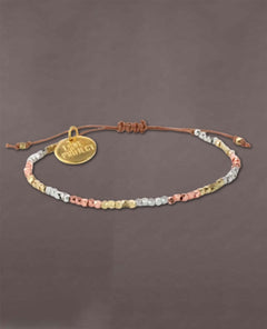 Kali Ombre Bracelet Gold Silver Champagne - PINK ARROWS