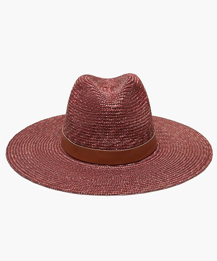 Kamryn Straw Fedora Assorted Colors - PINK ARROWS