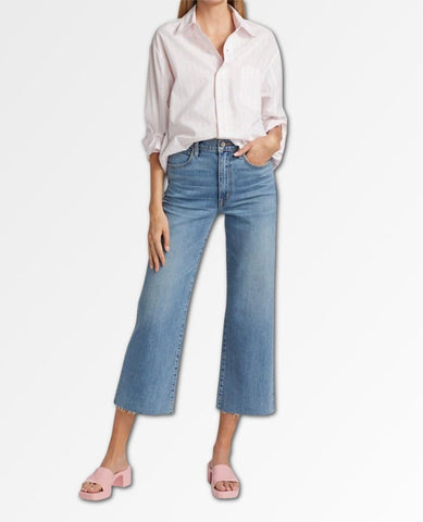 Kayla Shirt Azalea Stripe - PINK ARROWS