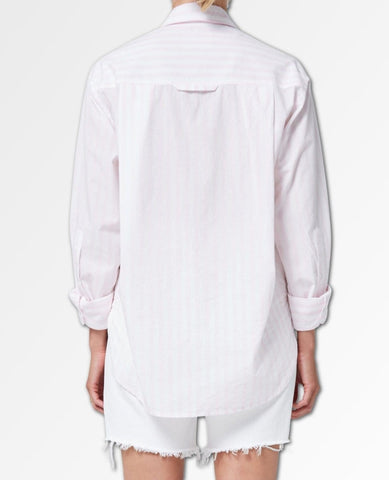 Kayla Shirt Azalea Stripe - PINK ARROWS