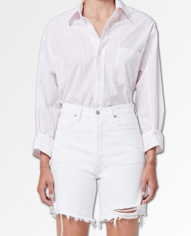 Kayla Shirt Azalea Stripe - PINK ARROWS