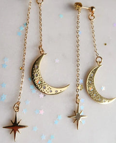 Kiss Me At Midnight Earrings - PINK ARROWS