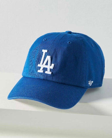LA Baseball Hat Blue - PINK ARROWS